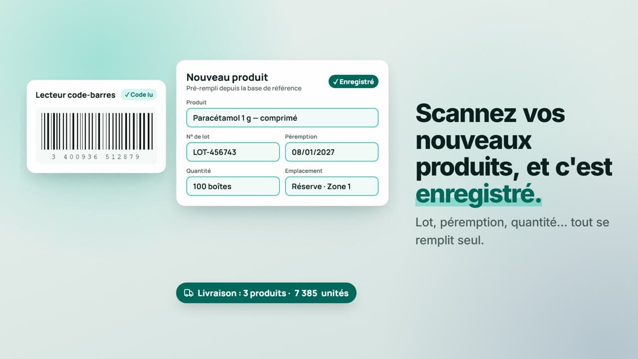 Aperçu du logiciel PharmaOPS